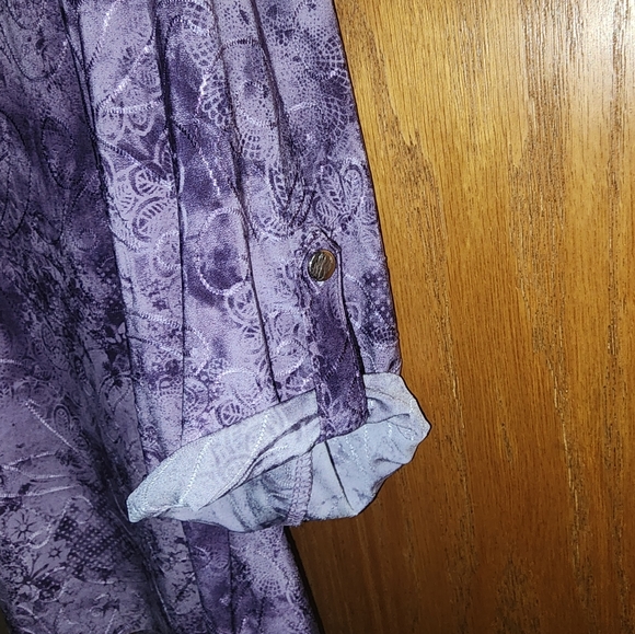 3/4 Sleeve Plus Size Blouse - Picture 6 of 7